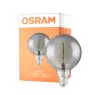 Osram Vintage 1906 LED E27 Globe Filament Smoke 125mm 5W 140lm - 818 Zeer Warm Wit | Vervangt 15W