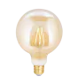 WiZ Smart LED E27 Globe Filament Amber 125mm 6.5W 720lm - 820-845 Afstembaar Wit | Dimbaar - Vervangt 50W