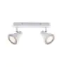 Nordlux Eik 2 Spot Metaal Wit | Geschikt voor 2x GU10