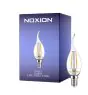 Noxion Lucent LED E14 gebogen punt Kaars Filament Helder 2.5W 250lm - 827 Zeer Warm Wit | Vervangt 25W