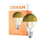Osram Classic LED E27 Peer Filament Spiegel Goud 4W 400lm - 827 Zeer Warm Wit | Vervangt 35W