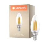 Ledvance Classic LED E14 Kaars Filament Helder 3.4W 470lm - 827 Zeer Warm Wit | Dimbaar - Vervangt 40W