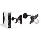 D'Lite Wandlamp Ember Zwart | IP54 - Geschikt voor 1x E27