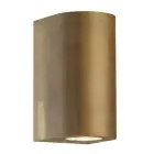 Nordlux Canto Wandlamp Messing Goud Up & Down | Geschikt voor 2x GU10