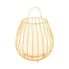 Nordlux Tafellamp Jim To-Go Portable Accu Metaal Oranje 3W 300lm - 827 Zeer Warm Wit | 3-Staps Dimbaar 