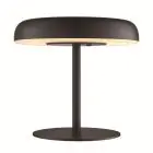 Nordlux Tafellamp Solar Elmer Accu Zwart 2W 100lm - 830 Warm Wit | 3-Staps Dimbaar 
