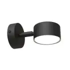 Emibig Wandlamp Sora Staal Zwart | Geschikt voor 1x GX53 - Max 12W