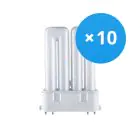 Voordeelpak 10x Osram Dulux F 24W 830 | Warm Wit - 4-Pin