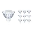 Voordeelpak 10x Philips Corepro LED Spot GU5.3 MR16 4.4W 345lm 36D - 827 Zeer Warm Wit | Vervangt 35W