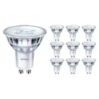 Voordeelpak 10x Philips Corepro LED Spot GU10 PAR16 4.9W 460lm 36D - 830 Warm Wit | Vervangt 65W