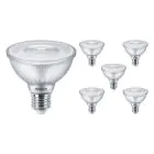 Voordeelpak 6x Philips Master Value LED Lamp Reflector E27 PAR30 9.5W 740lm 25D - 927 Zeer Warm Wit | Beste Kleurweergave - Dimbaar - Vervangt 75W