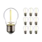 Voordeelpak 10x Noxion Lucent LED E27 Kogel Filament Helder 1.4W 136LM - 827 Zeer Warm Wit | Vervangt 15W