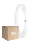 Voordeelpak 4x Osram LED Buis T9 Circulair (EM/Mains) 11W 1320lm - 840 Koel Wit | Vervangt 22W