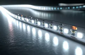 Lichtgevende tunable white LED strip