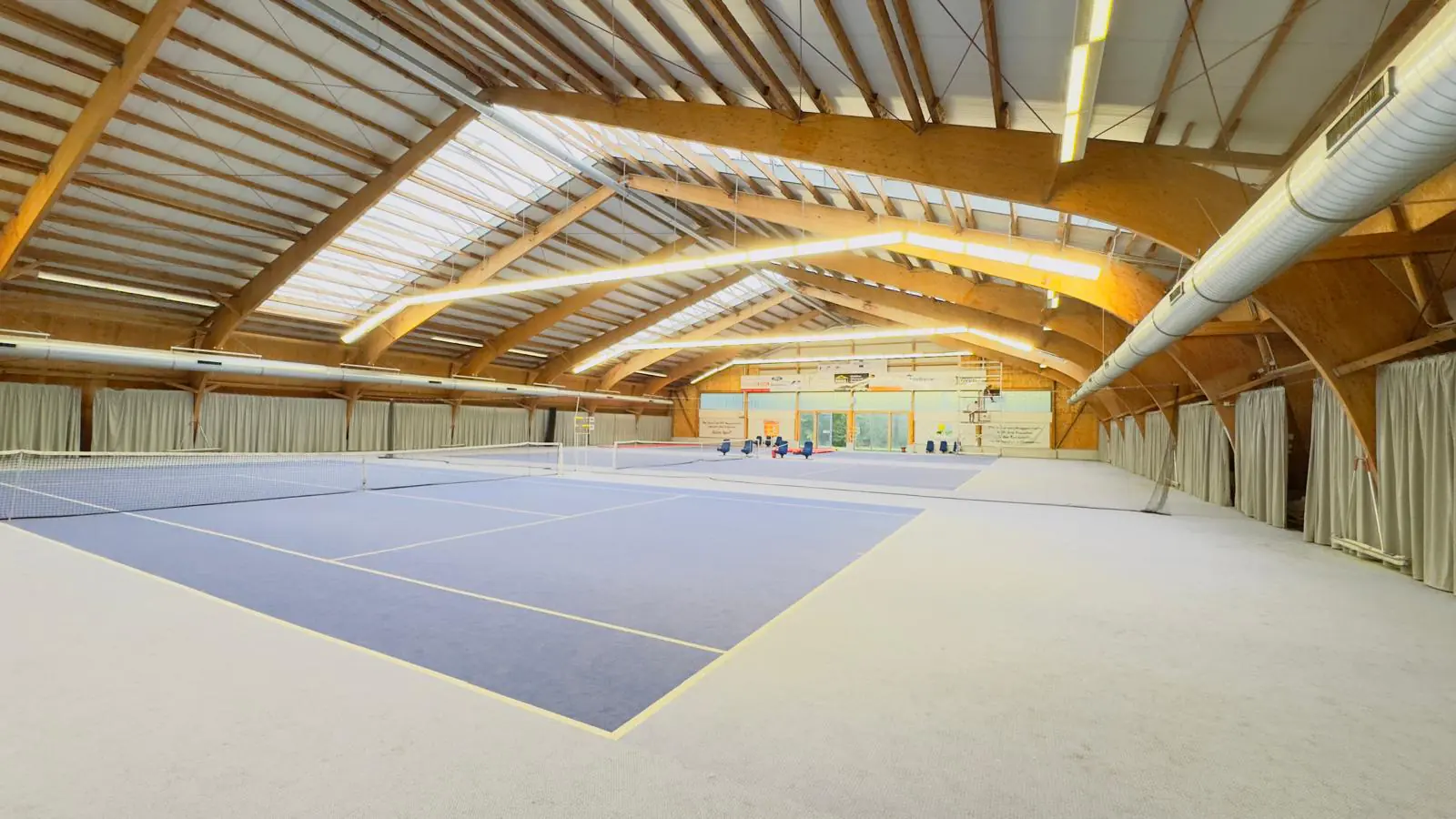 indoor tennis court