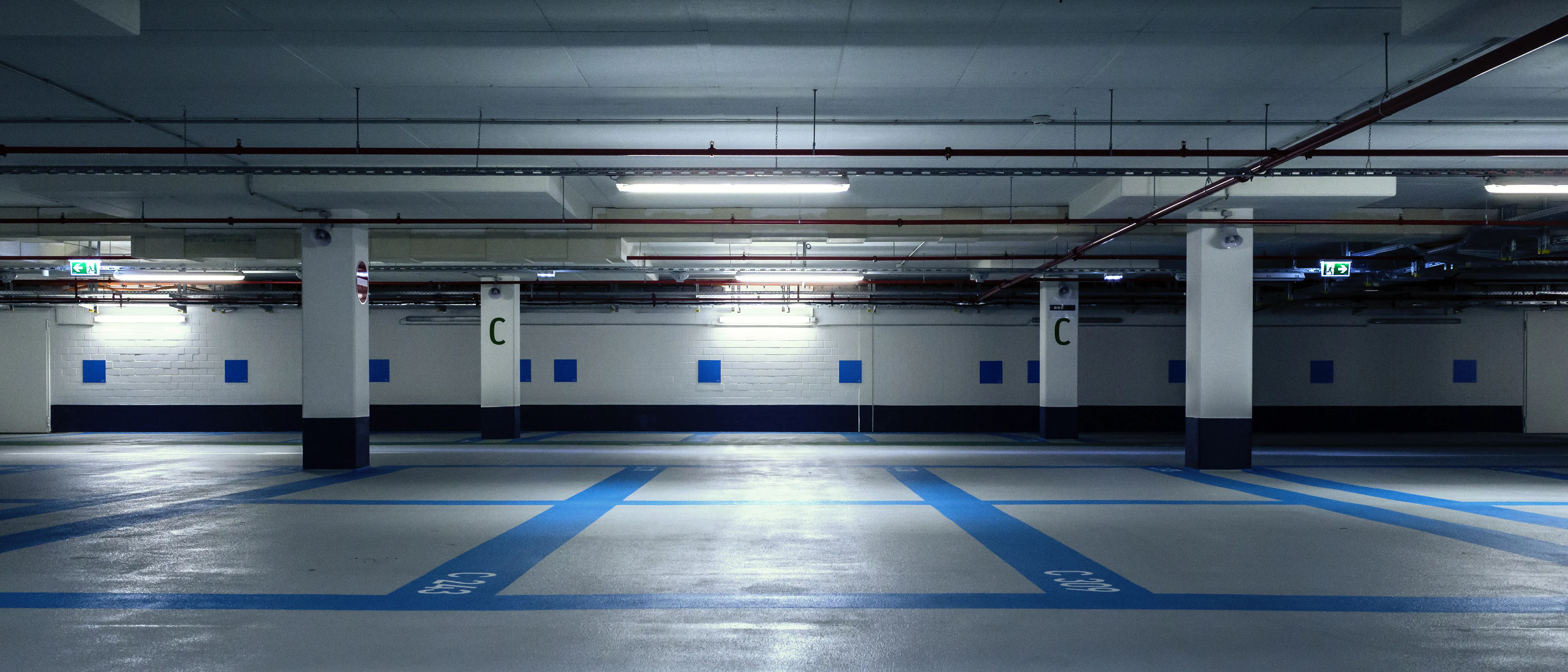 LED TL Sensorverlichting Parkeergarage